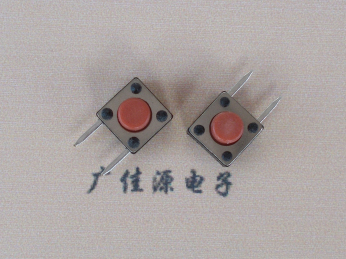 6*6*4.3紅頭輕觸按鍵開關,6.2x6.2x5邊二腳金屬彈片按鍵開關