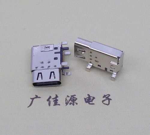 usb 3.1 type-c24p母座側(cè)立插貼片14.30mm長(zhǎng)度定義尺寸