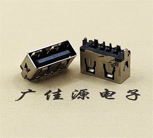 USB2.0接口 AF短體8.8mm母座 大電流3A/5A立貼-立插連接器