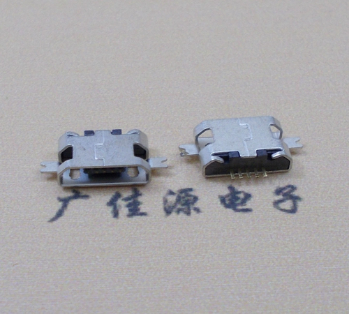 Micro USB兩腳沉板0.8MM無卷邊