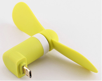 正反插MicroUSB迷你風扇